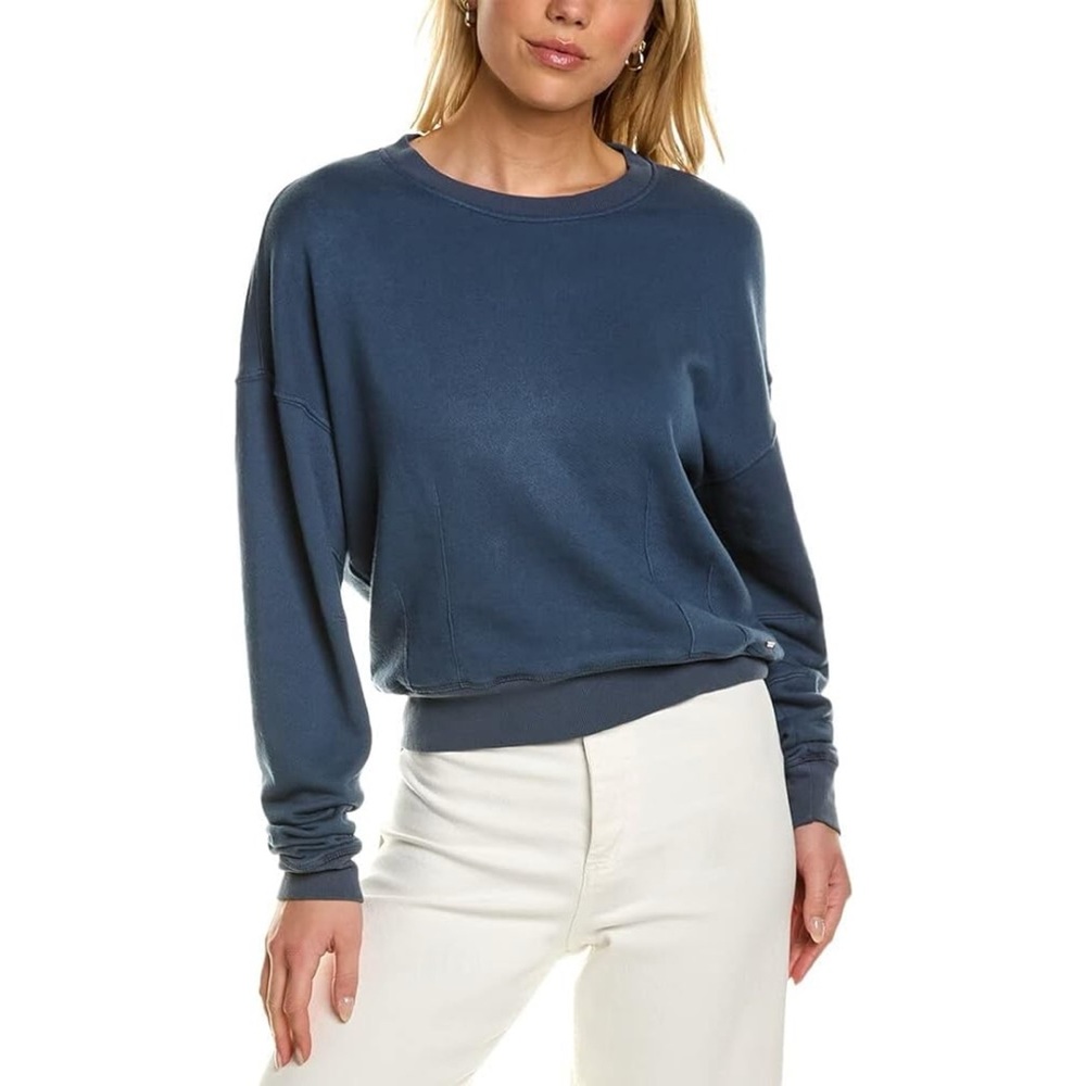 NWT n:Philanthropy Sela Sweatshirt Crewneck in Blue Mirage Size M
